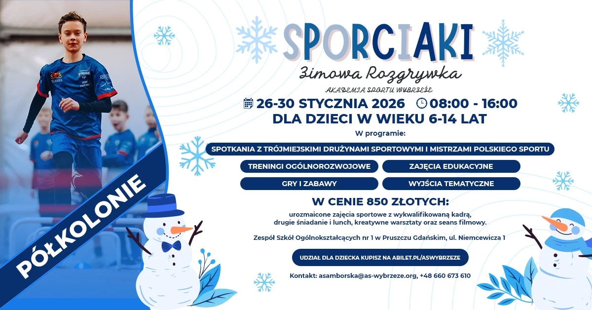 ZIMOWA ROZGRYWKA Z AKADEMIĄ SPORTU WYBRZEŻE